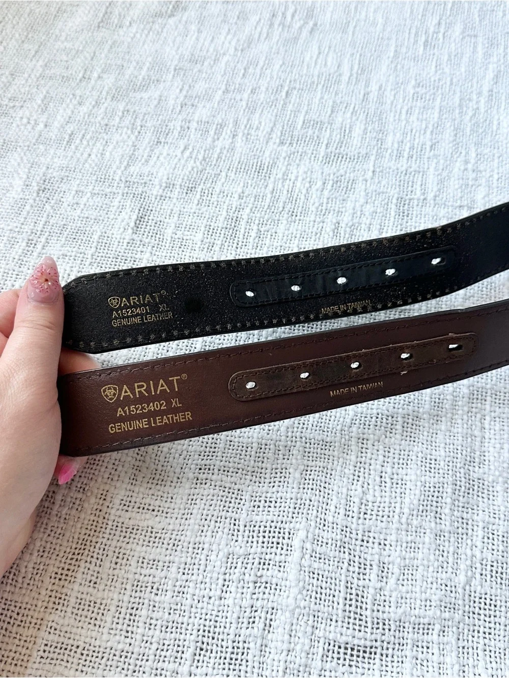 Ariat Interchangeable Belt Straps - No Buckle 🪶 Size XL